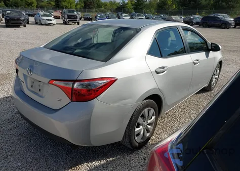 2014 Toyota Corolla Le z USA, uszkodzony, nr VIN 2T1BURHE5EC177142